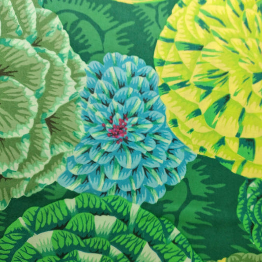 "Kaffe Fassett Collective - Japonica" For Free Spirit COLOUR: Green PWPJ130.GREEN