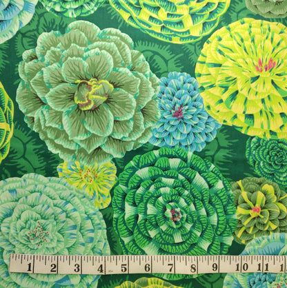 "Kaffe Fassett Collective - Japonica" For Free Spirit COLOUR: Green PWPJ130.GREEN