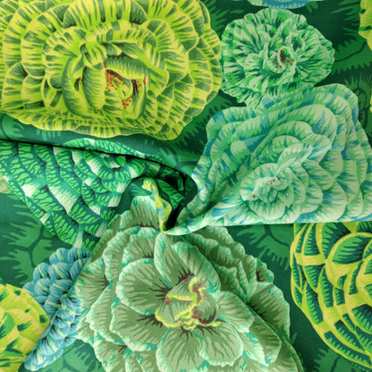 "Kaffe Fassett Collective - Japonica" For Free Spirit COLOUR: Green PWPJ130.GREEN