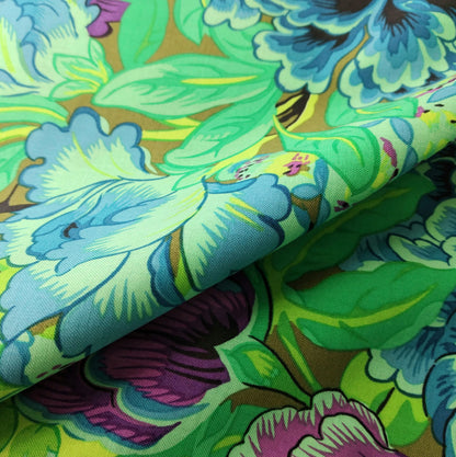 "Kaffe Fassett Collective - Lavinia" For Free Spirit COLOUR: Green PWPJ064.GREEN