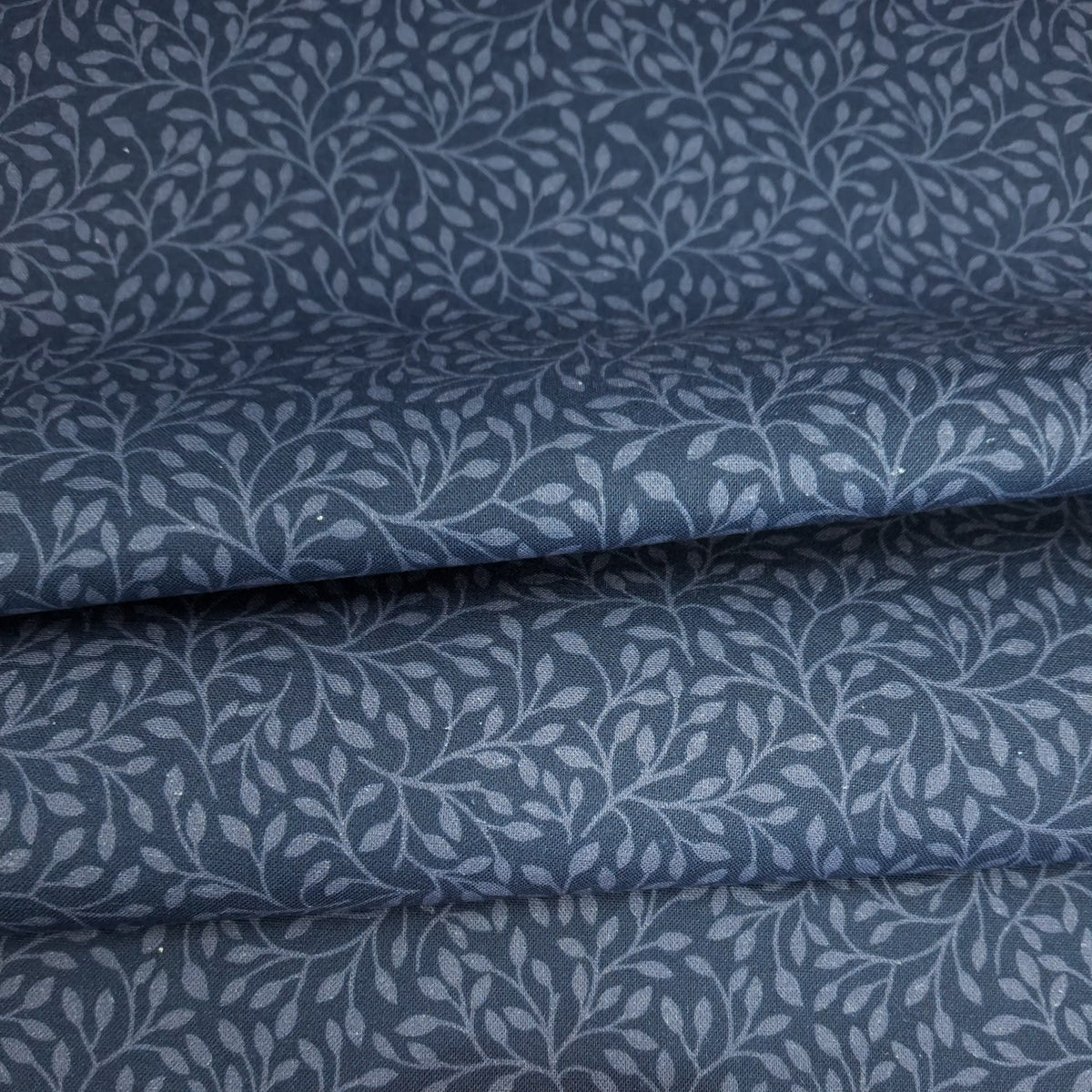 Pomegranate Leaf Blender Blue 100% Cotton for Northcott 1/2yd Cuts