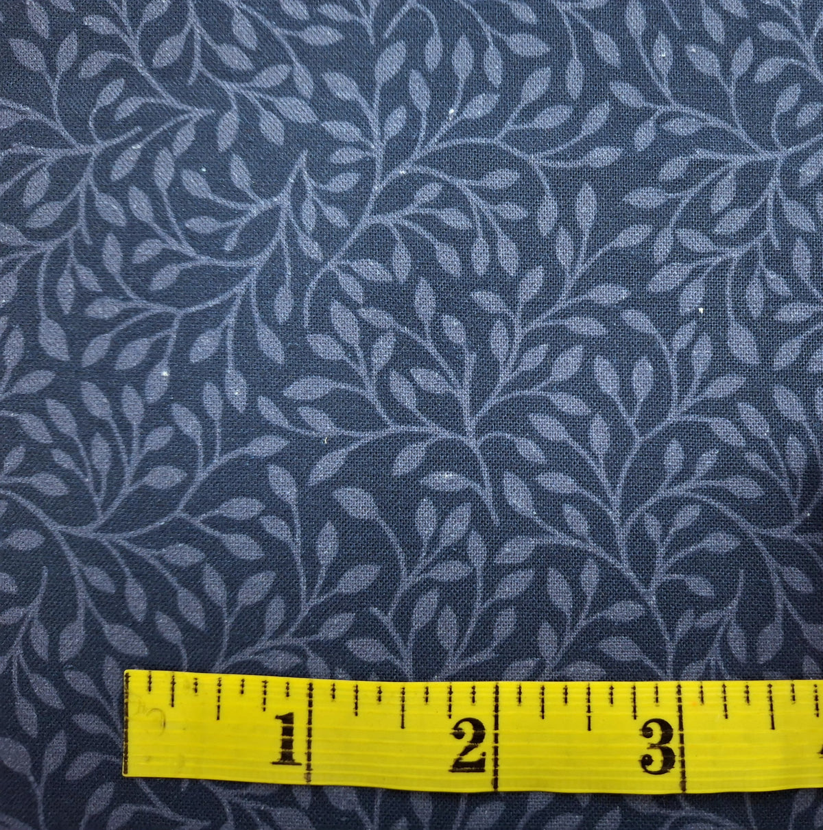 Pomegranate Leaf Blender Blue 100% Cotton for Northcott 1/2yd Cuts