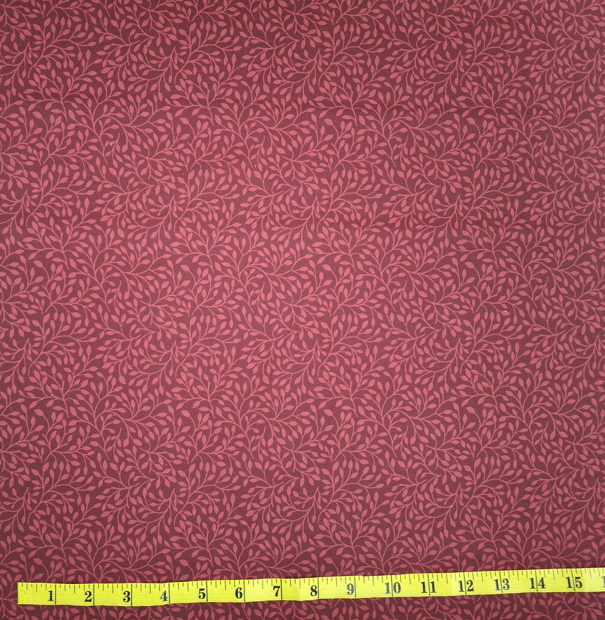Pomegranate Leaf Blender Red 100% Cotton for Northcott 1/2yd Cuts