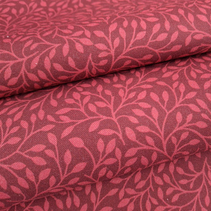 Pomegranate Leaf Blender Red 100% Cotton for Northcott 1/2yd Cuts