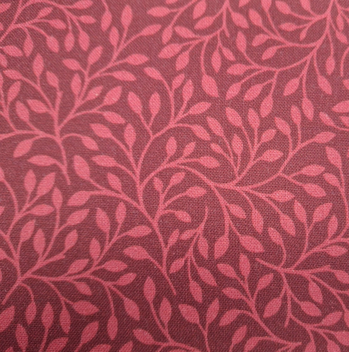 Pomegranate Leaf Blender Red 100% Cotton for Northcott 1/2yd Cuts