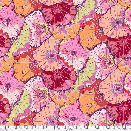 "Kaffe Fassett Collective - Lotus Leaf" For Free Spirit COLOUR: Red