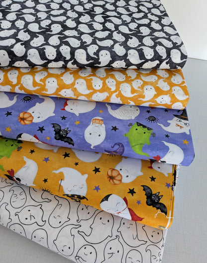 Ghost Town Bundle of 5 Pieces 1/2yd Cuts Coordinating Fabrics by Northcott Fabrics