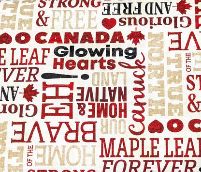 Canadian Classics 3 Pieces 1/2yd Cuts Coordinating Fabrics by Northcott Fabrics