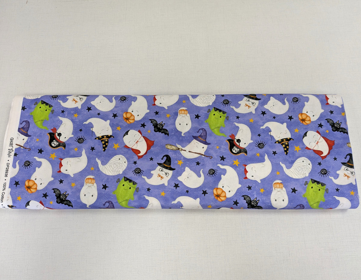 Ghost Town - Purple Multi by Northcott Fabrics 1/2yd Cuts 5 Coordinating Fabrics