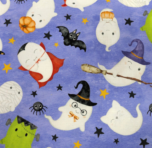 Ghost Town - Purple Multi by Northcott Fabrics 1/2yd Cuts 5 Coordinating Fabrics