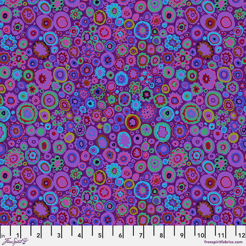 "Kaffe Fassett Collective - Paperweight" For Free Spirit COLOUR: Purple