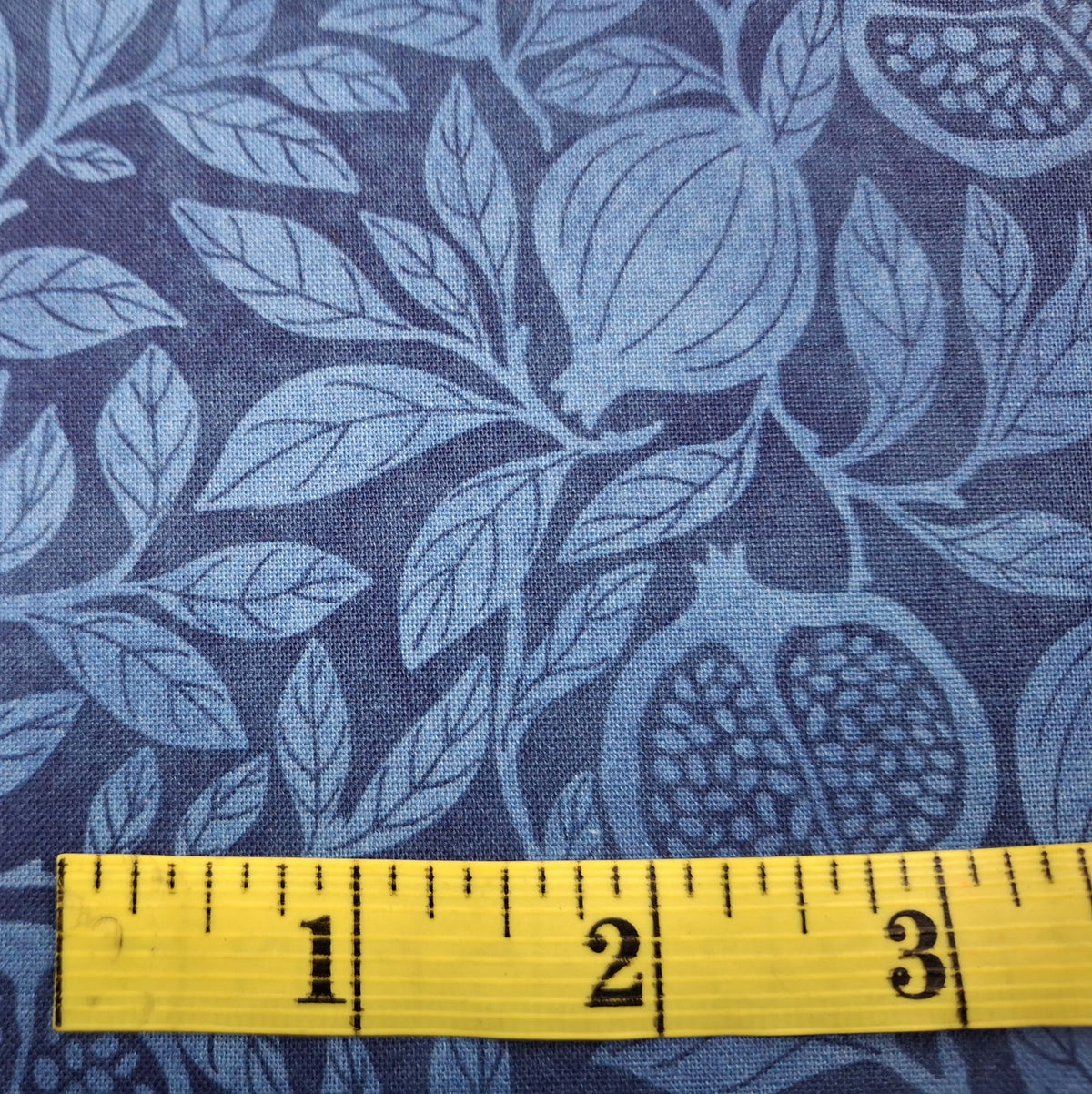 Pomegranate Pom Blender Blue 100% Cotton for Northcott 1/2yd Cuts