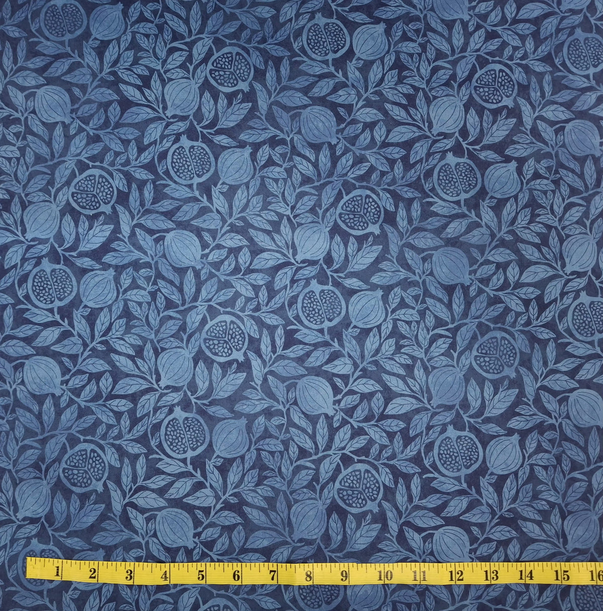 Pomegranate Pom Blender Blue 100% Cotton for Northcott 1/2yd Cuts