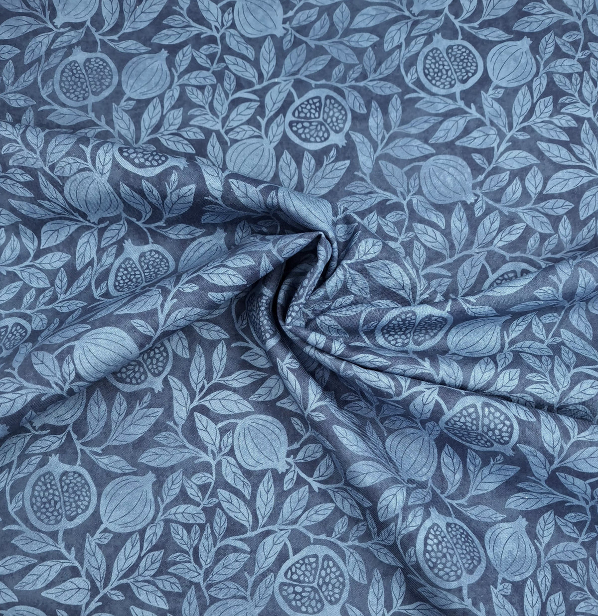 Pomegranate Pom Blender Blue 100% Cotton for Northcott 1/2yd Cuts