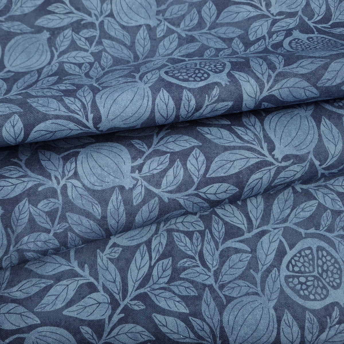 Pomegranate Pom Blender Blue 100% Cotton for Northcott 1/2yd Cuts