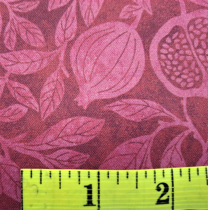 Pomegranate Pom Blender Red 100% Cotton for Northcott 1/2yd Cuts