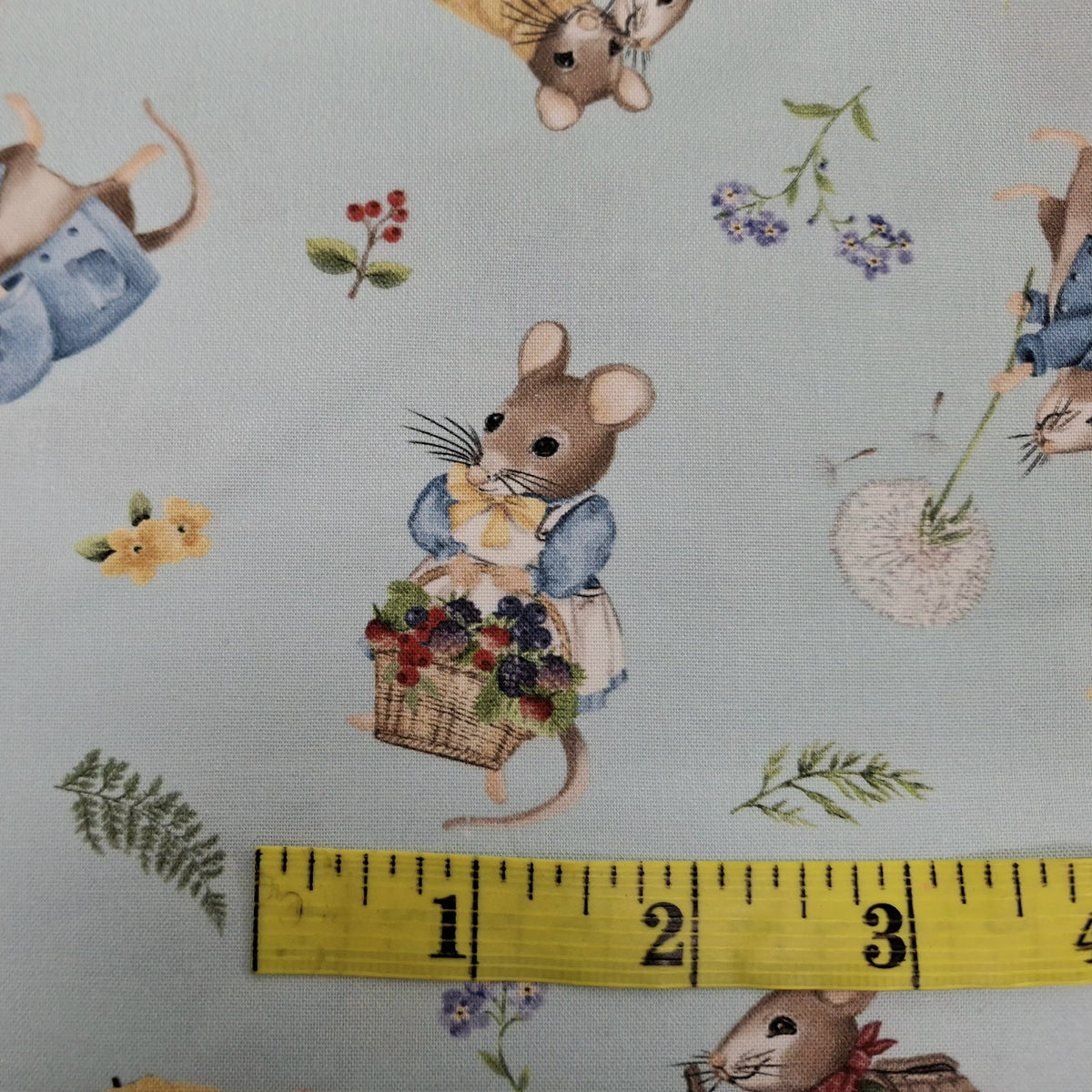Country Mouse 5 Fabric Bundle - 5 Half Yard Pieces of Quilter’s Cotton