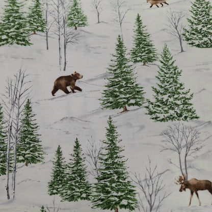 Winter Woodland 5 Pieces 1/2yd Cuts Coordinating Fabrics by Northcott Fabrics