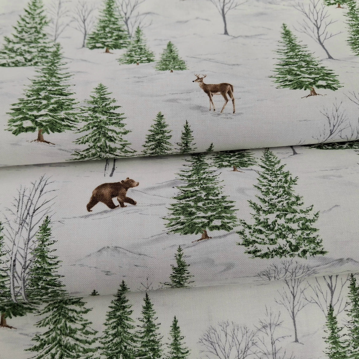 Winter Woodland 5 Pieces 1/2yd Cuts Coordinating Fabrics by Northcott Fabrics