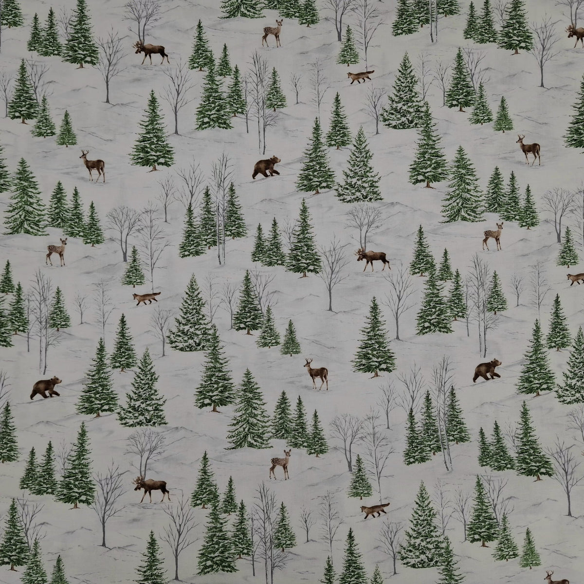 Winter Woodland 5 Pieces 1/2yd Cuts Coordinating Fabrics by Northcott Fabrics