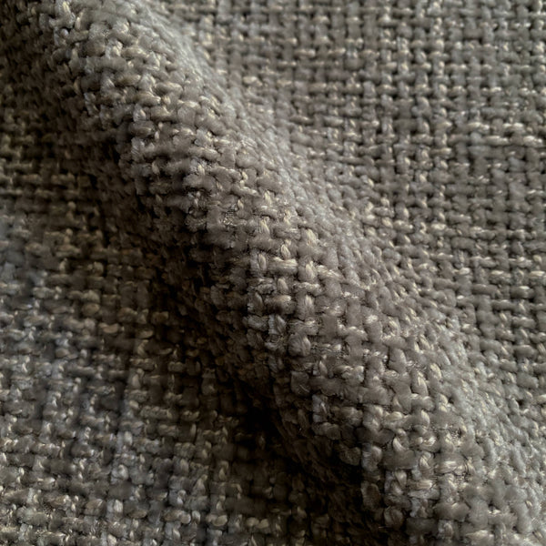 dark taupe chenille pillow fabric