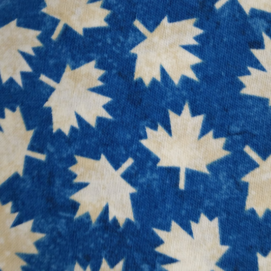 Oh Canada - Blue by Northcott Fabrics 1/2yd Cuts