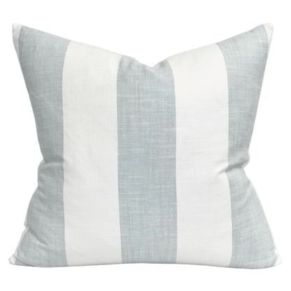 linen stripe designer throw pillow