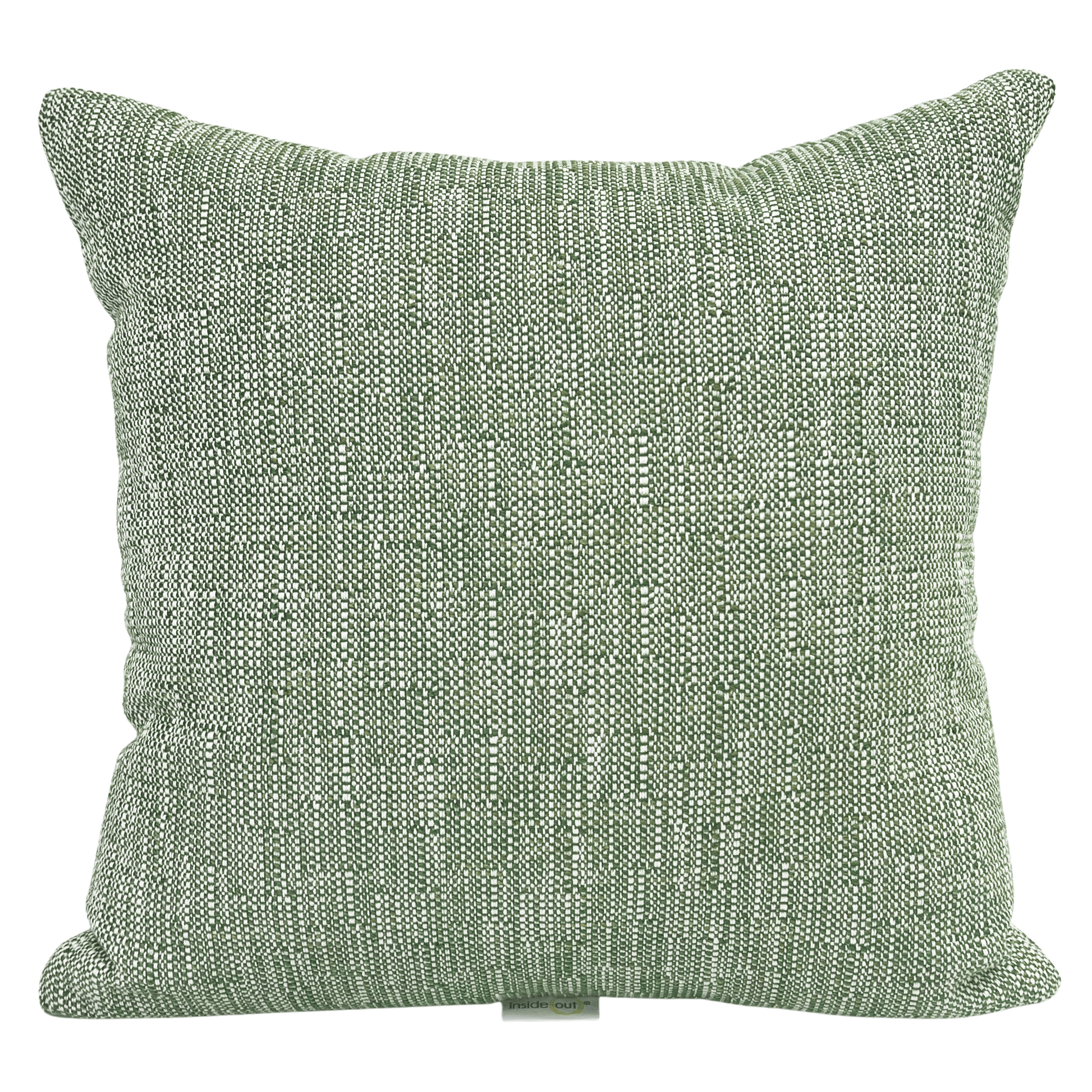 Green high performance upholstery fabric for patio and indoor pillows