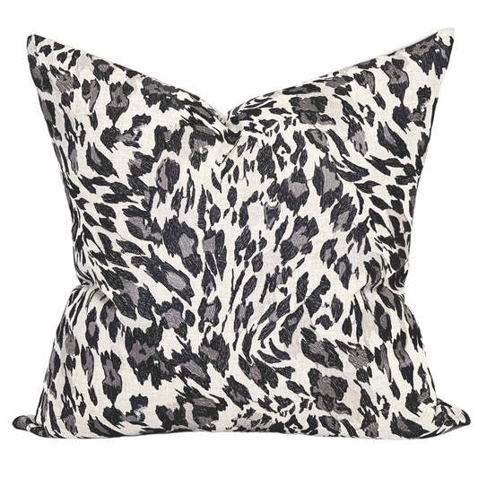 leopard pillow cover square