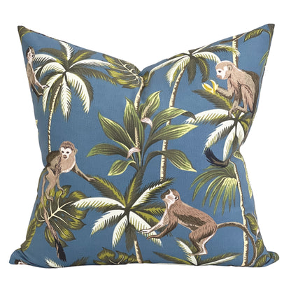 tropical monkey animal print 