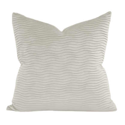 cream white velvet pillow luxury designer toss pillow