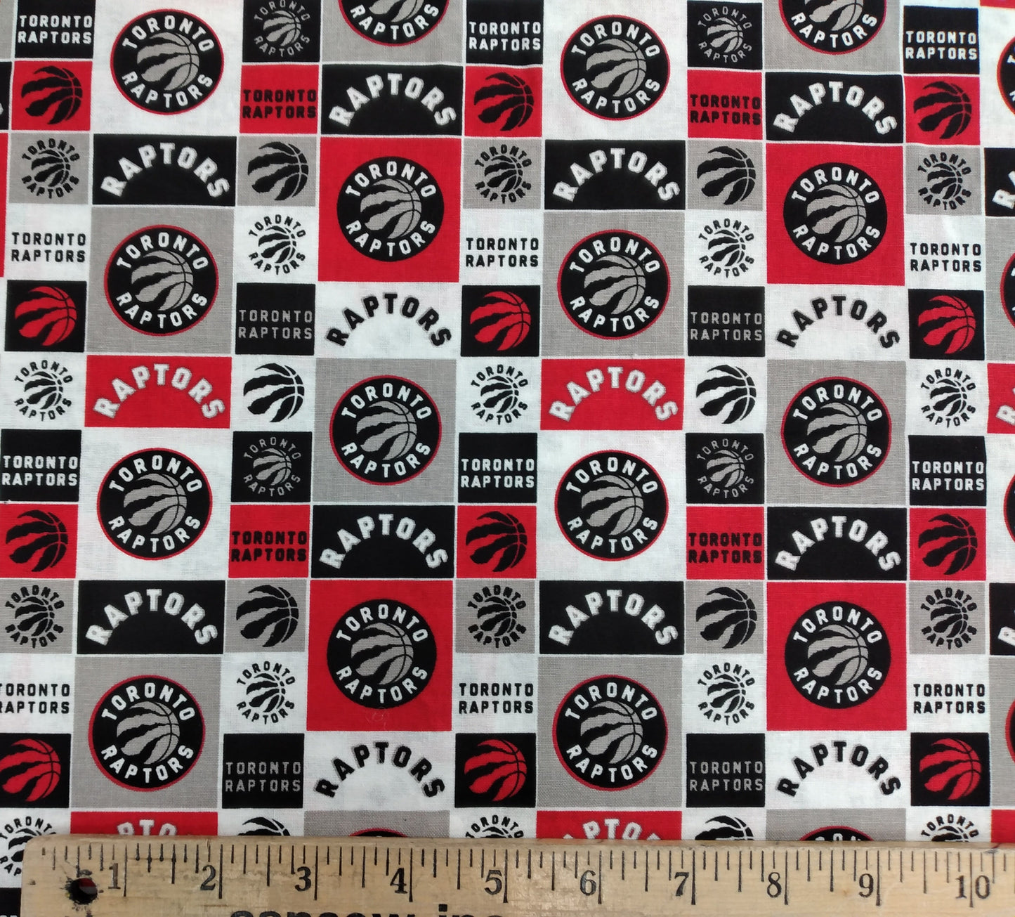 Toronto Raptors by Camelot Fabrics 1/2yd Cuts