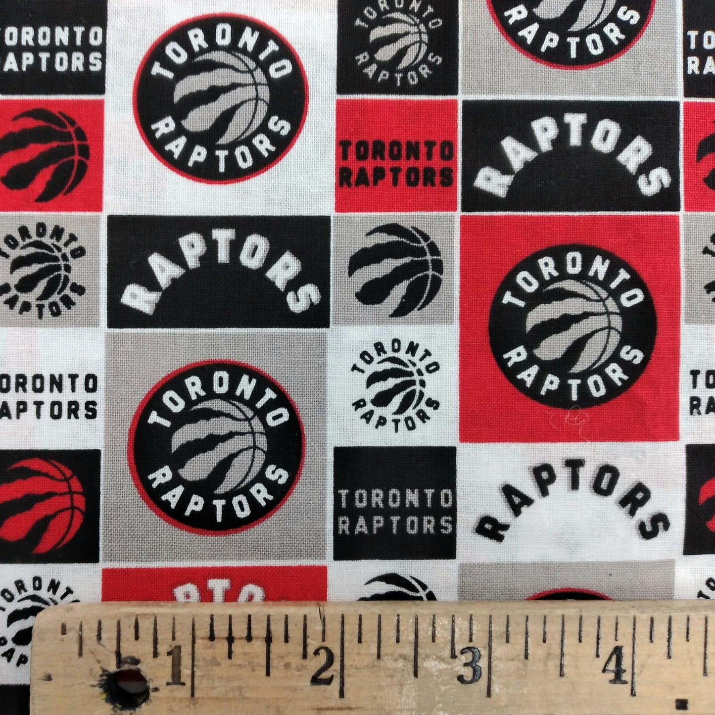 Toronto Raptors by Camelot Fabrics 1/2yd Cuts