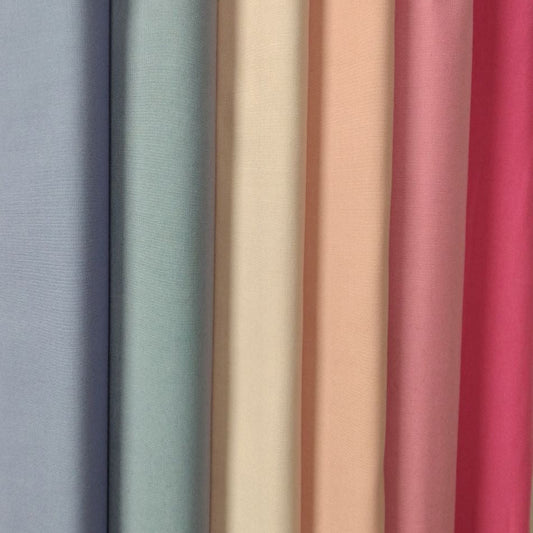 Colorworks Premium Solids by Northcott Various Colours - Purples/Pinks 1/2yd Cuts