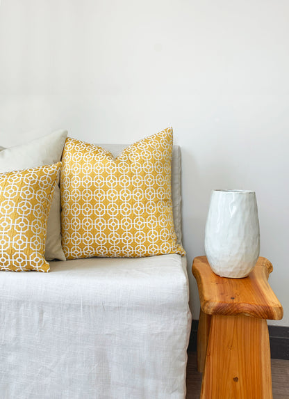 Malta Pillow Cover in Yellowbrick