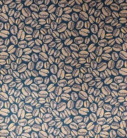 Cafe Culture - Coffee Beans by Northcott 1/2yd Cuts
