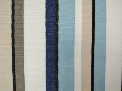 Tempotest Outdoor Fabric 120" Wide Stripes Surfside -  Sold in Half Yard Increments