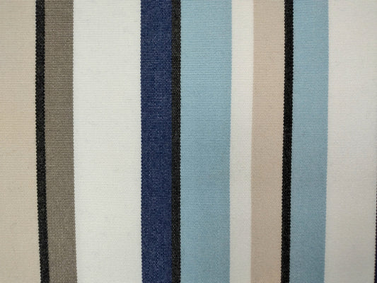 Tempotest Outdoor Fabric 120" Wide Stripes Surfside -  Sold in Half Yard Increments