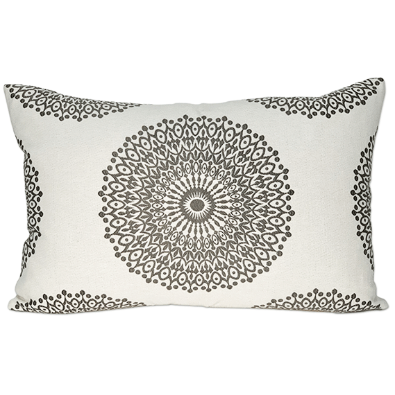 Sol Pillow Cover in Sterling