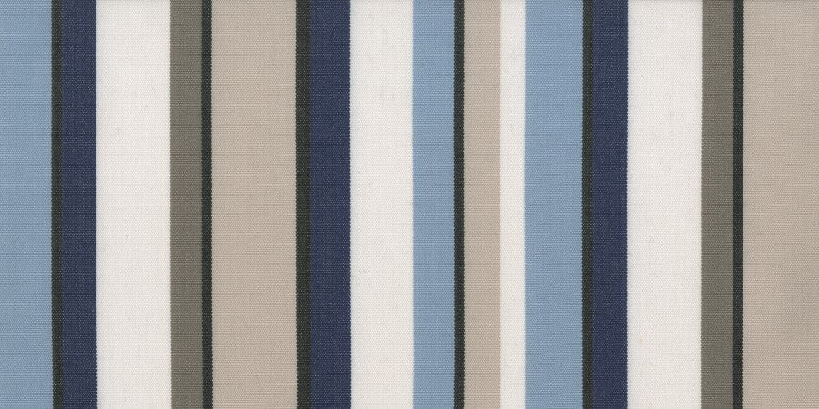 Tempotest Outdoor Fabric 120" Wide Stripes Surfside -  Sold in Half Yard Increments