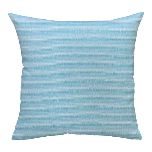 Sunbrella Canvas air blue toss pillow