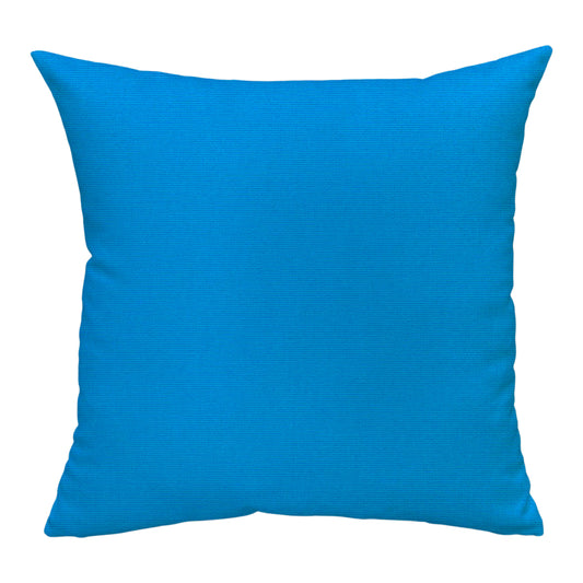 Sunbrella® Canvas Pillow in Pacific Blue