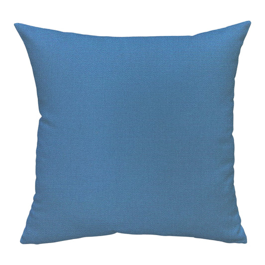 Sunbrella® Canvas Pillow in Sapphire Blue