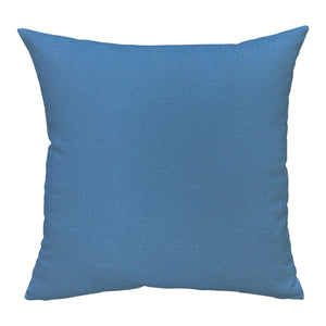 Sunbrella® Canvas Pillow in Sapphire Blue