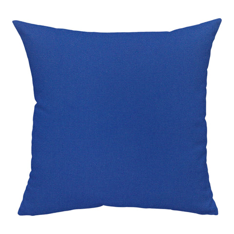 Sunbrella® Canvas Pillow in True Blue
