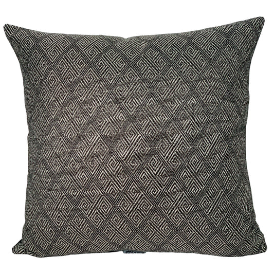 Sunbrella® Diamond Pillow Cover in Mineral