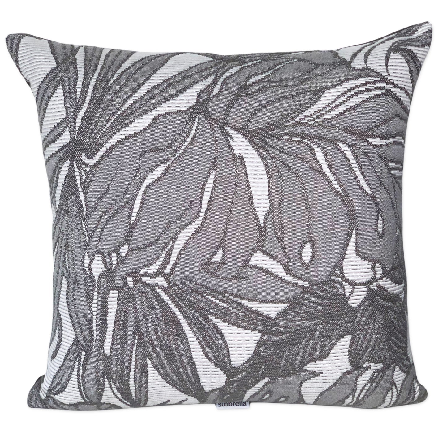 Sunbrella® Lush Pillow Cover in Silver