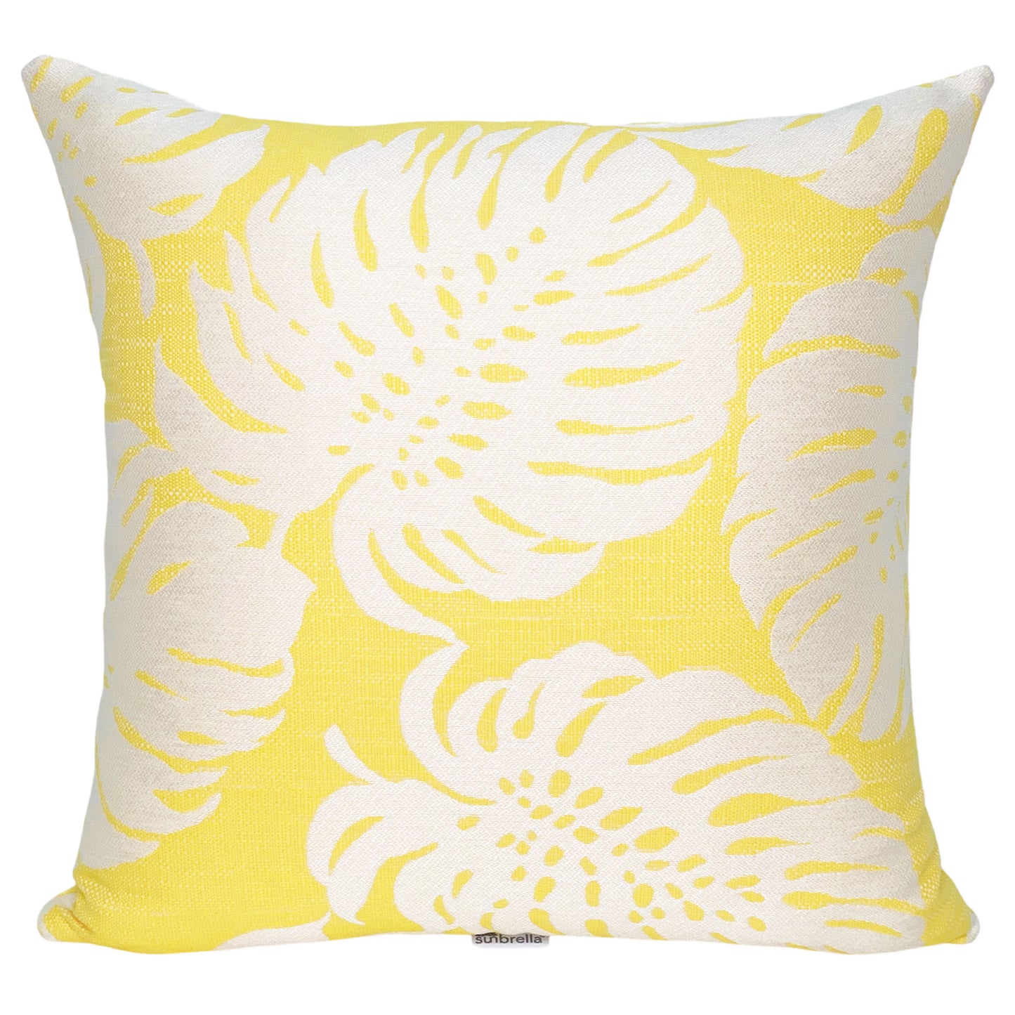 Monstera Pillow Cover in Sunrise