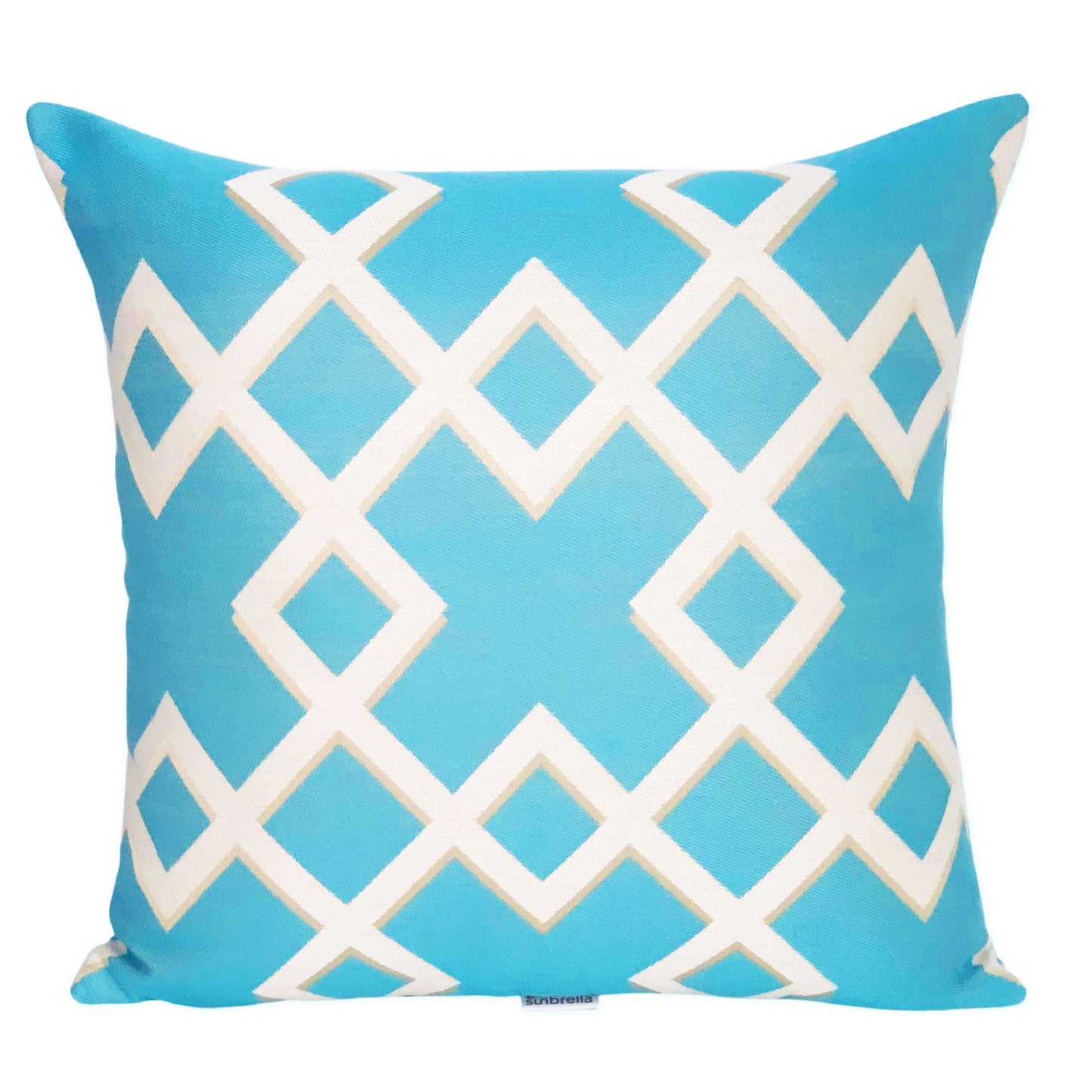 Sunbrella® Trellis Pillow Cover in Cypress